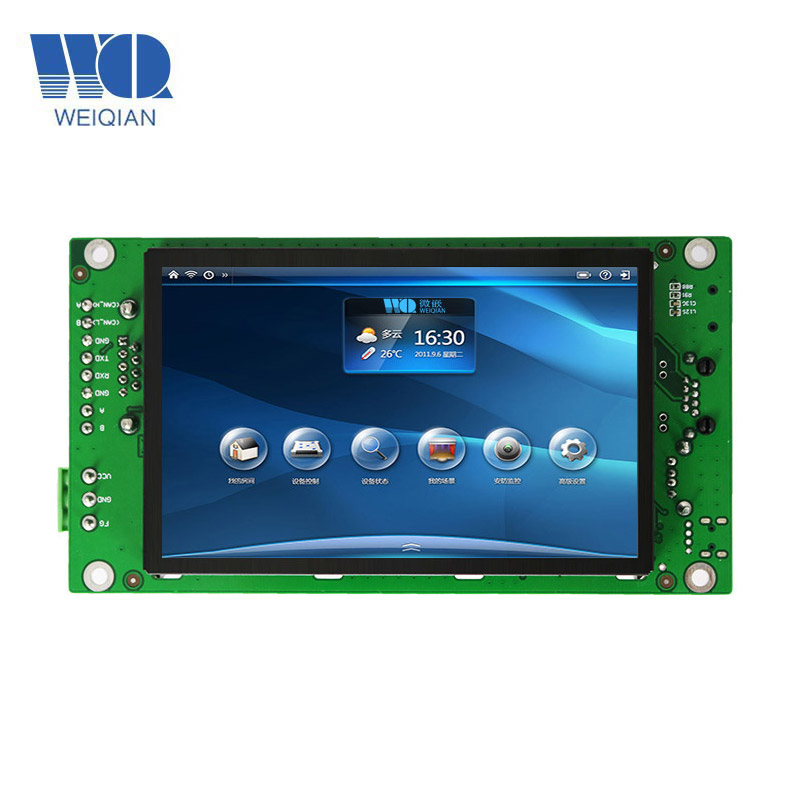 WinCE Touch Screen HMI,7 Inch Touch Módulo Industrial Panel PC